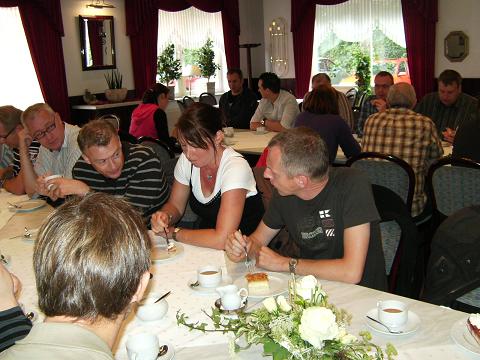 Kaffeepause in der Gaststätte Zum Breul