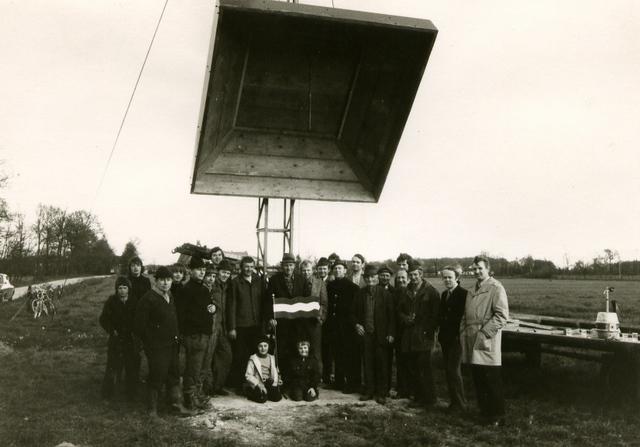 1975_1.jpg - 1975 wurde ein neuer Kugelfang in Eigenregie hergestellt.