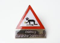 Anstecker 'Achtung! Harwicker Schützenfest'